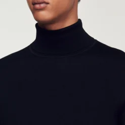 Sandro Paris Suéteres E Coletes-Sueter De La Com Gola Alta