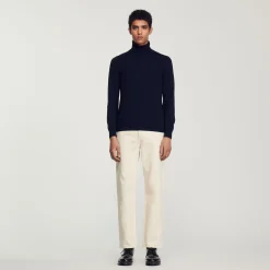 Sandro Paris Suéteres E Coletes-Sueter De La Com Gola Alta