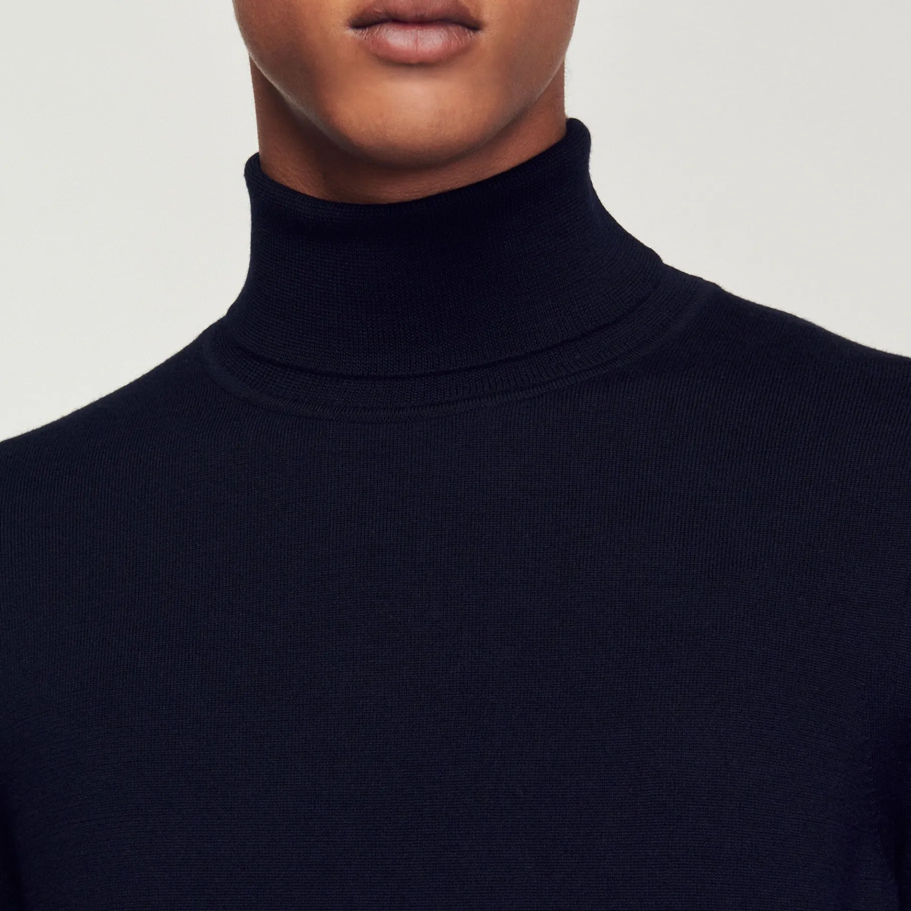 Sandro Paris Suéteres E Coletes-Sueter De La Com Gola Alta