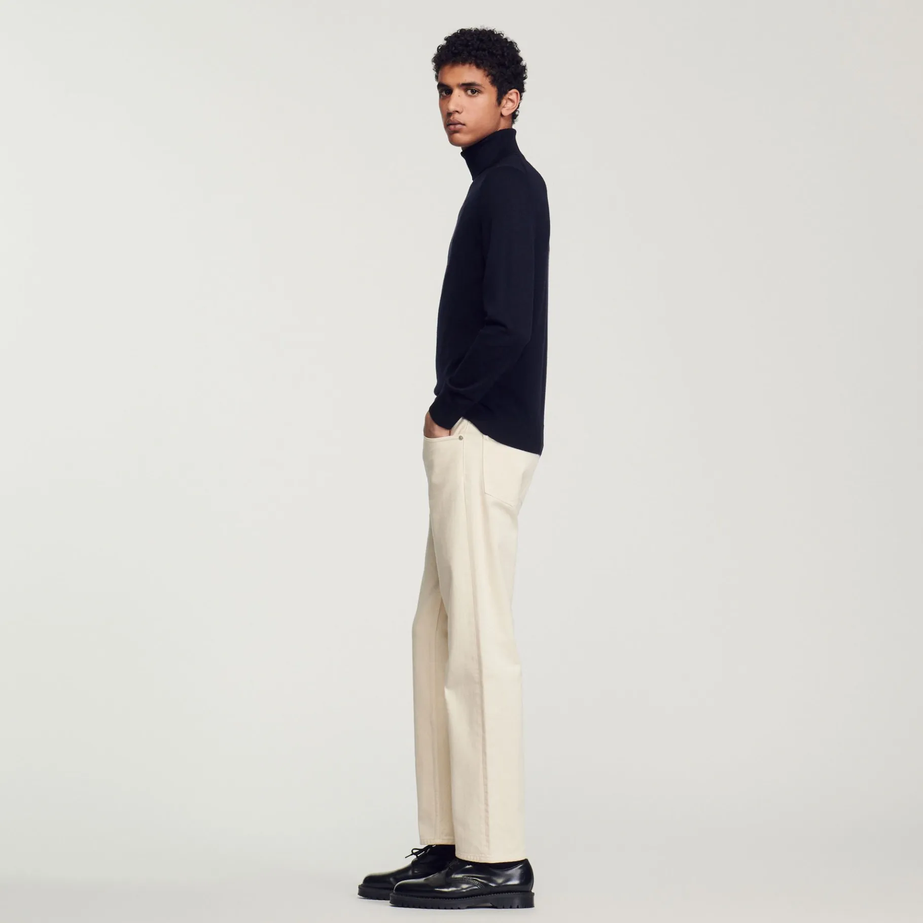 Sandro Paris Suéteres E Coletes-Sueter De La Com Gola Alta