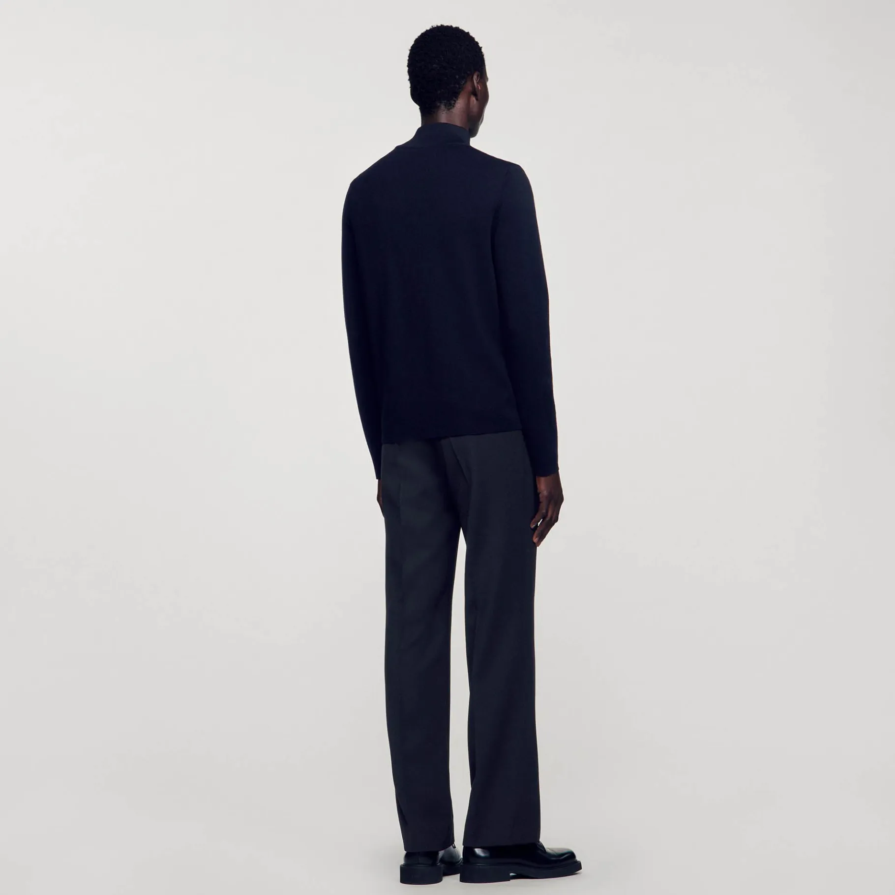 Sandro Paris Suéteres E Coletes-Sueter De La Com Ziper