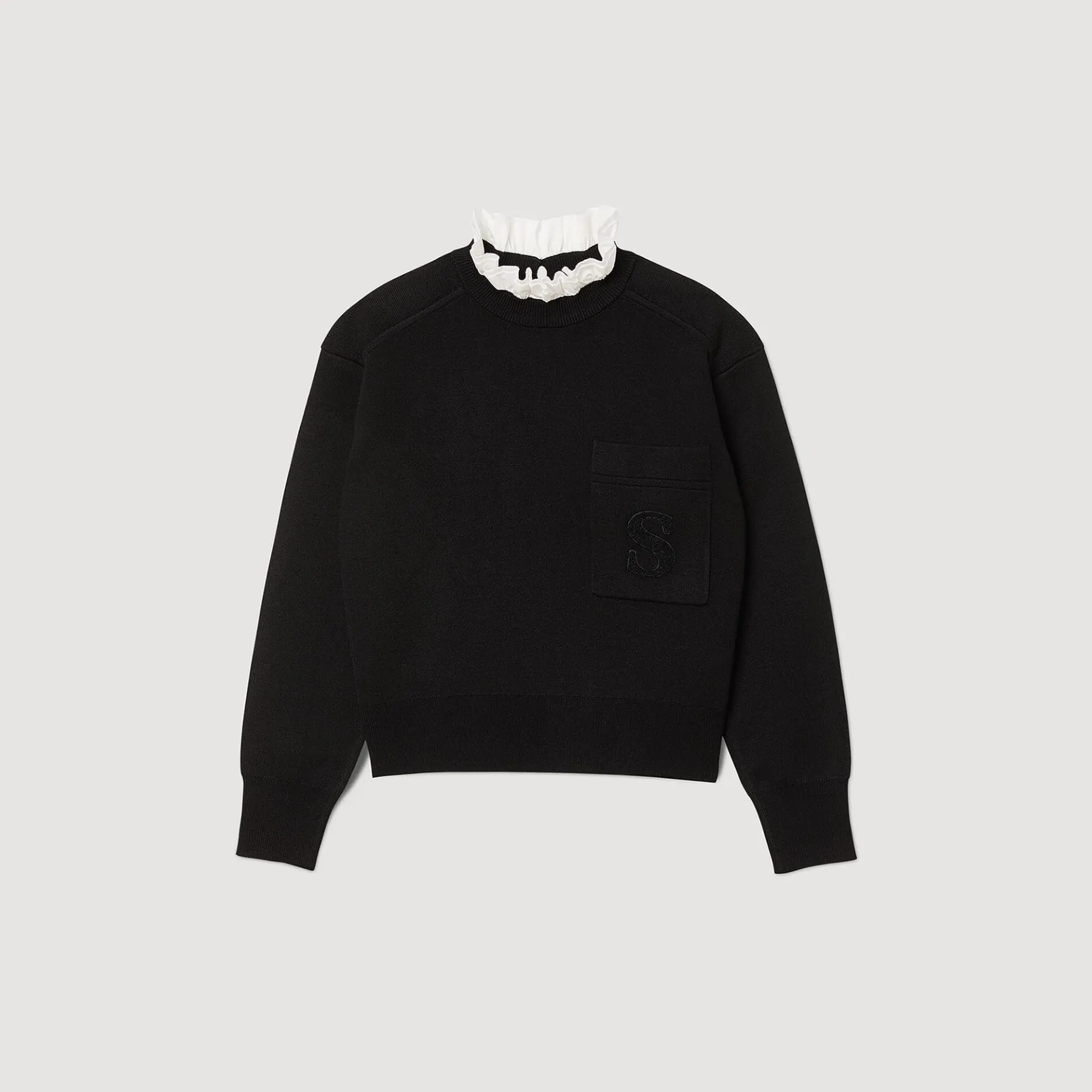 Sandro Paris Suéteres E Cardigans-Sueter De Malha Com Gola Alta