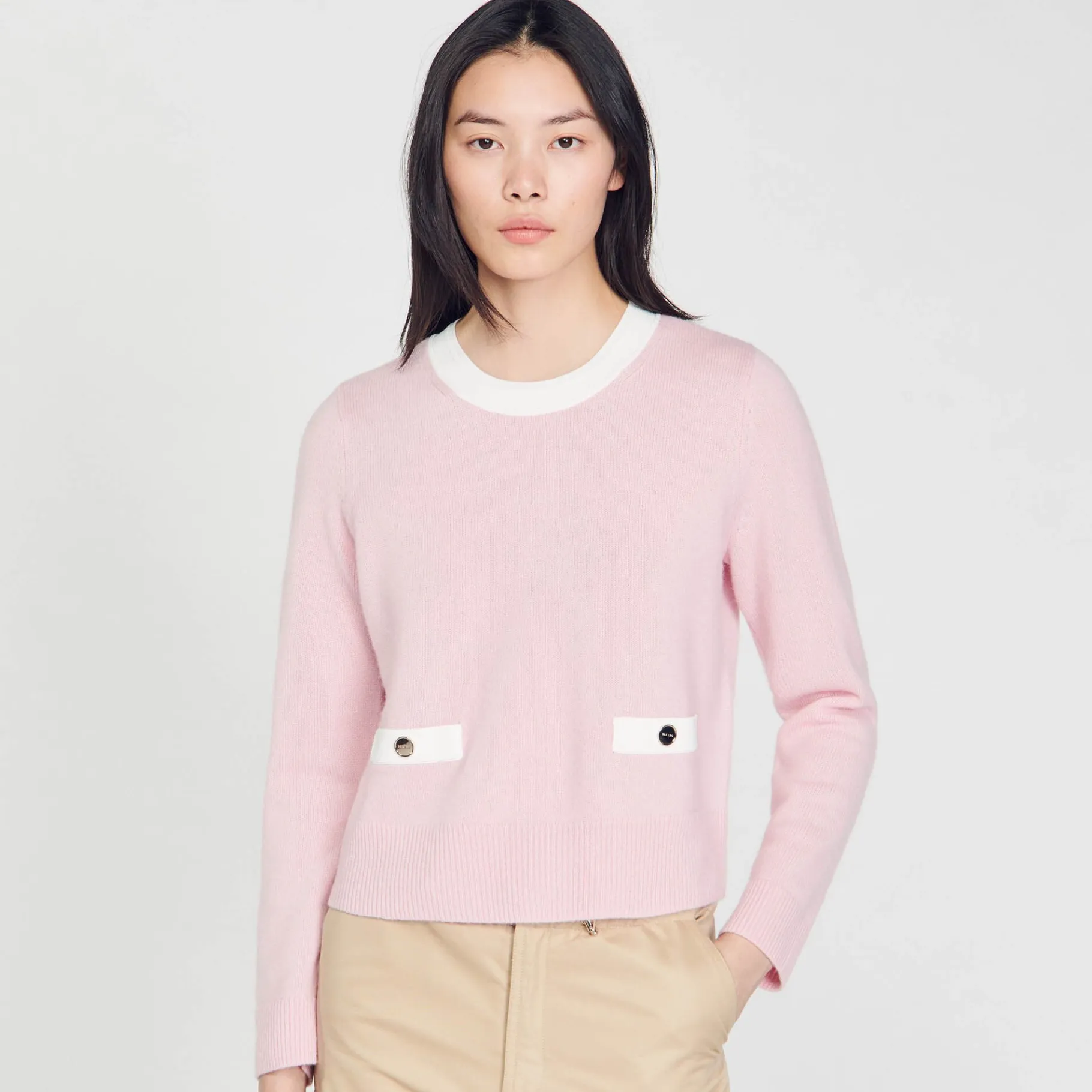 Sandro Paris Suéteres E Cardigans-Sueter De Malha Fina