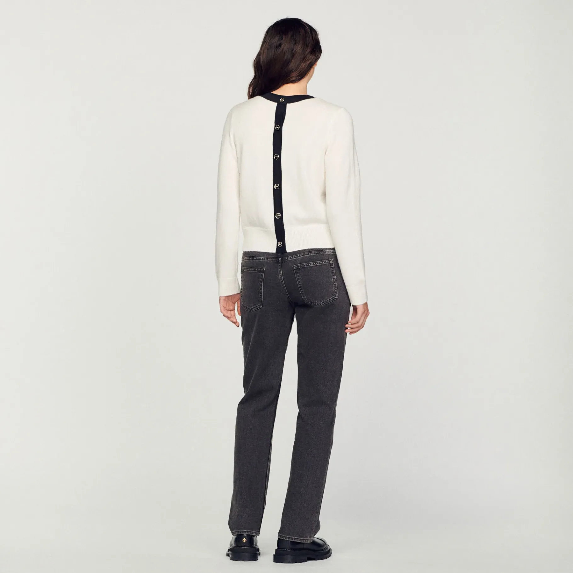 Sandro Paris Suéteres E Cardigans-Sueter De Malha Fina