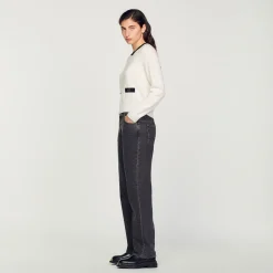 Sandro Paris Suéteres E Cardigans-Sueter De Malha Fina