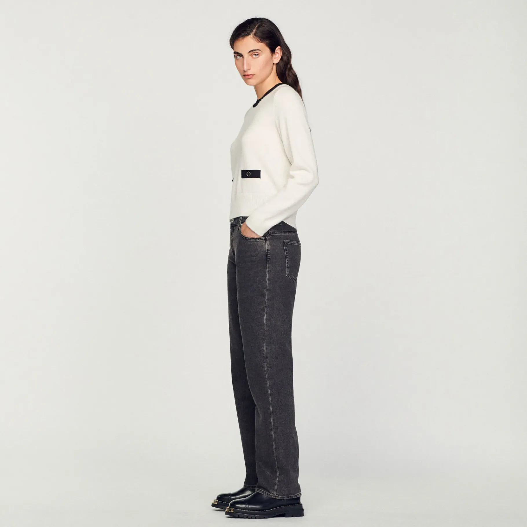 Sandro Paris Suéteres E Cardigans-Sueter De Malha Fina