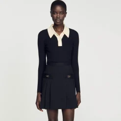 Sandro Paris Suéteres E Cardigans-Sueter Polo Tricotado