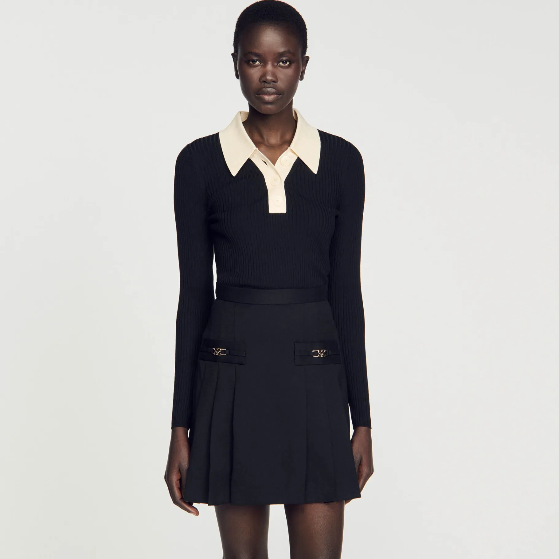 Sandro Paris Suéteres E Cardigans-Sueter Polo Tricotado