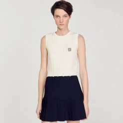 Sandro Paris Suéteres E Cardigans-Sueter Tricotado Sem Mangas