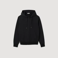 Sandro Paris Moletons E Jogging-Sweatshirt Masculina De Algodao Organico Bordado