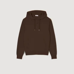 Sandro Paris Moletons E Jogging-Sweatshirt Masculina De Algodao Organico Bordado