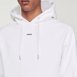 Sandro Paris Moletons E Jogging-Sweatshirt Masculina De Algodao Organico Bordado