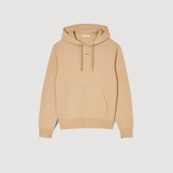 Sandro Paris Moletons E Jogging-Sweatshirt Masculina De Algodao Organico Bordado