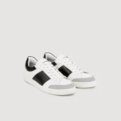 Sandro Paris Esportes-Tenis Baixos De Couro