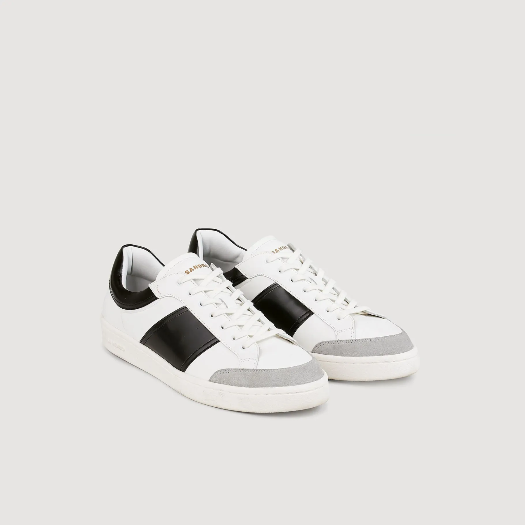 Sandro Paris Esportes-Tenis Baixos De Couro