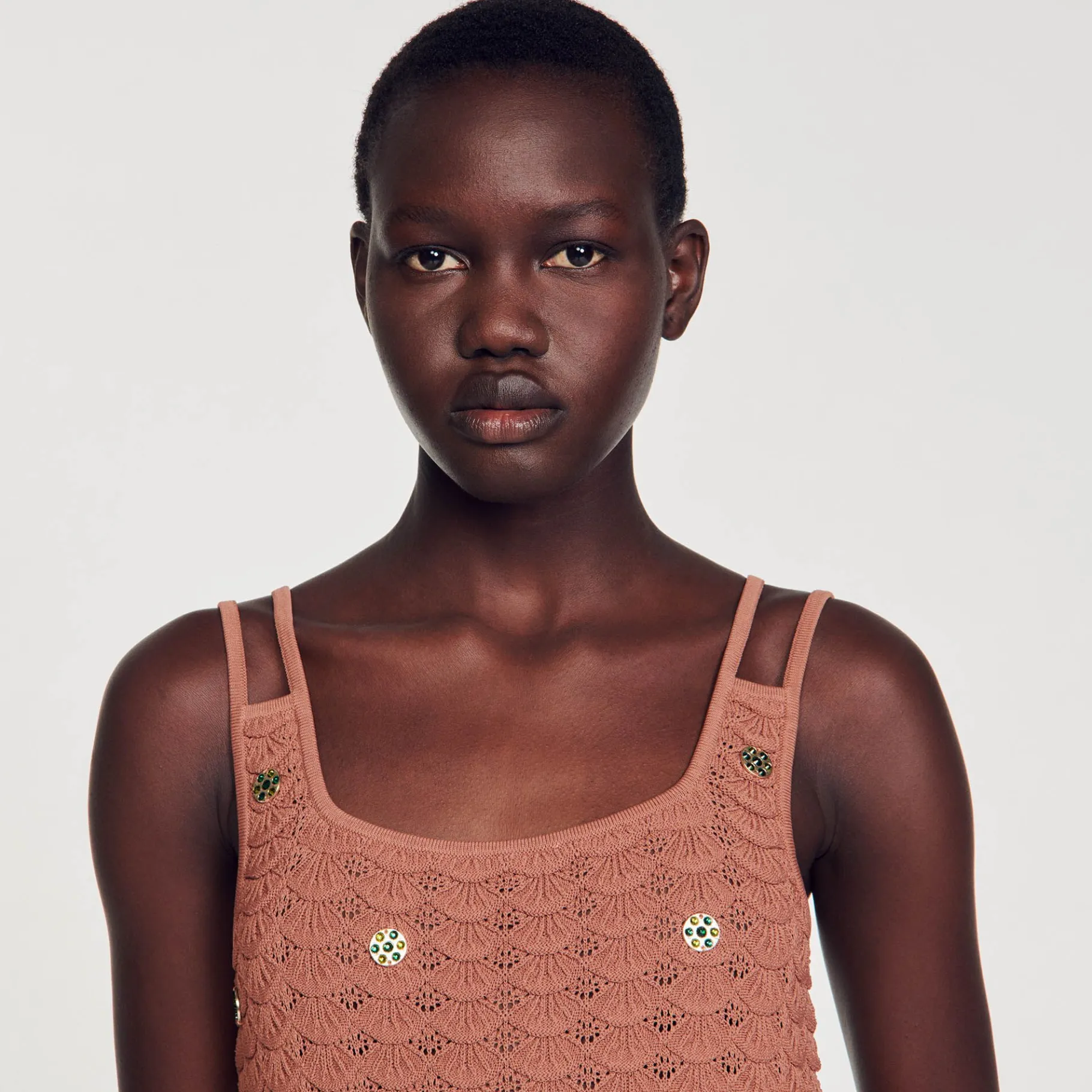 Sandro Paris Conjuntos-Top De Malha Em Pedacos