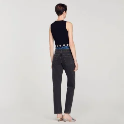 Sandro Paris Conjuntos-Top De Malha Recortada