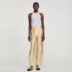 Sandro Paris Conjuntos-Top De Malha Recortada