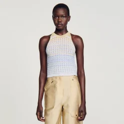 Sandro Paris Conjuntos-Top De Malha Recortada