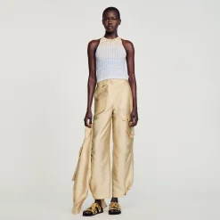 Sandro Paris Conjuntos-Top De Malha Recortada