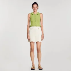 Sandro Paris Conjuntos-Top De Malha Sem Mangas