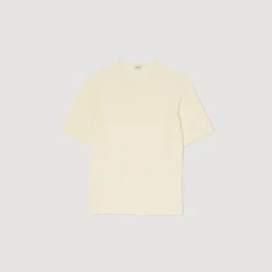 Sandro Paris Camisetas E Pólos-T-Shirt De Malha Felpuda