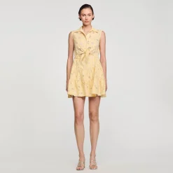 Sandro Paris Vestidos-Vestido Curto Bordado