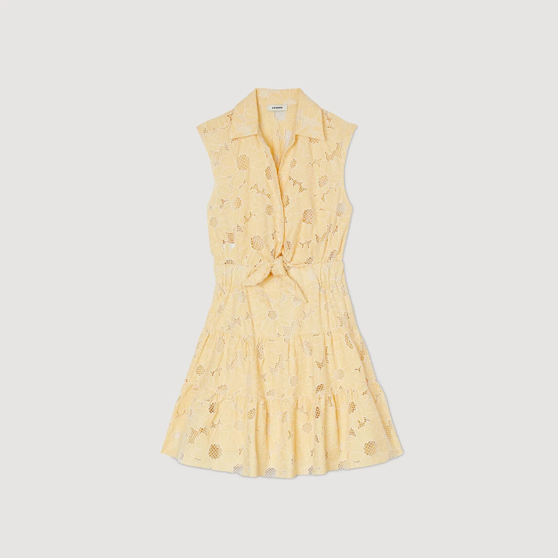 Sandro Paris Vestidos-Vestido Curto Bordado