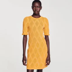 Sandro Paris Vestidos-Vestido Curto De Malha