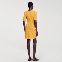 Sandro Paris Vestidos-Vestido Curto De Malha