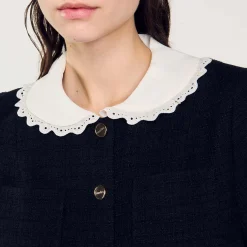 Sandro Paris Vestidos-Vestido Curto De Tweed