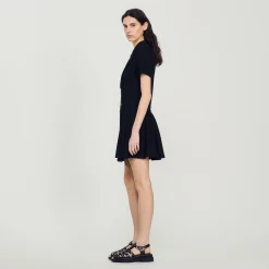 Sandro Paris Vestidos-Vestido Curto De Tweed