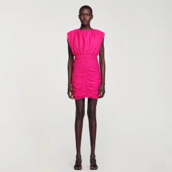 Sandro Paris Vestidos-Vestido Curto Drapeado