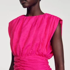 Sandro Paris Vestidos-Vestido Curto Drapeado