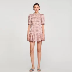 Sandro Paris Vestidos-Vestido Curto Estampado