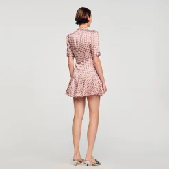 Sandro Paris Vestidos-Vestido Curto Estampado