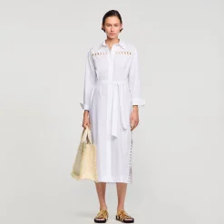 Sandro Paris Vestidos-Vestido De Camisa Longa