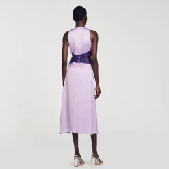 Sandro Paris Vestidos-Vestido De Cetim