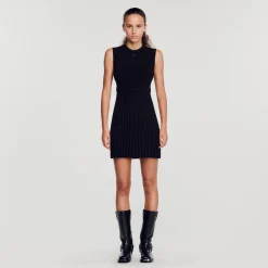 Sandro Paris Vestidos-Vestido De Malha