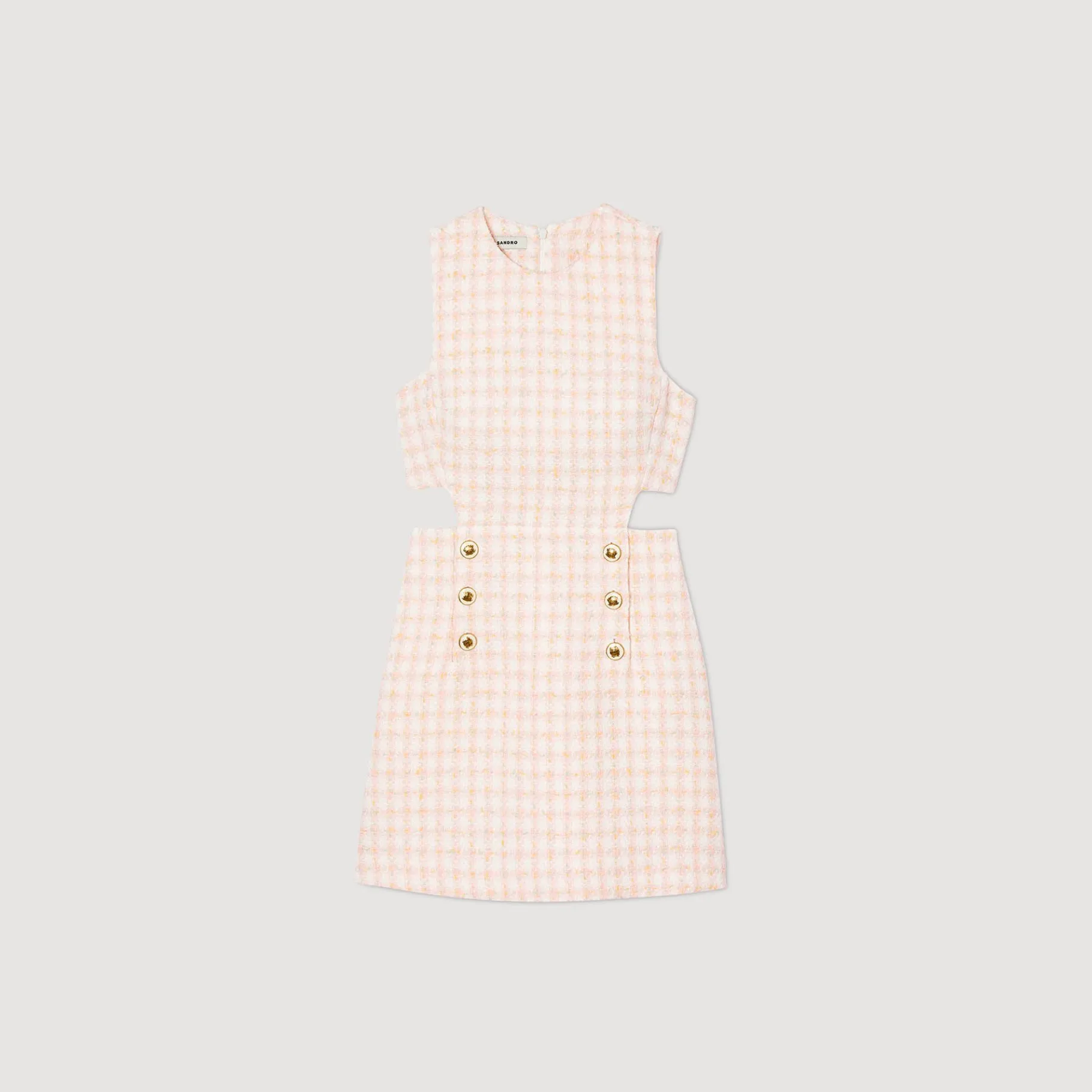 Sandro Paris Conjuntos-Vestido De Sarja Perfurado