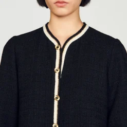 Sandro Paris Vestidos-Vestido De Tweed