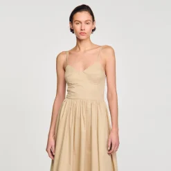 Sandro Paris Vestidos-Vestido Espartilho
