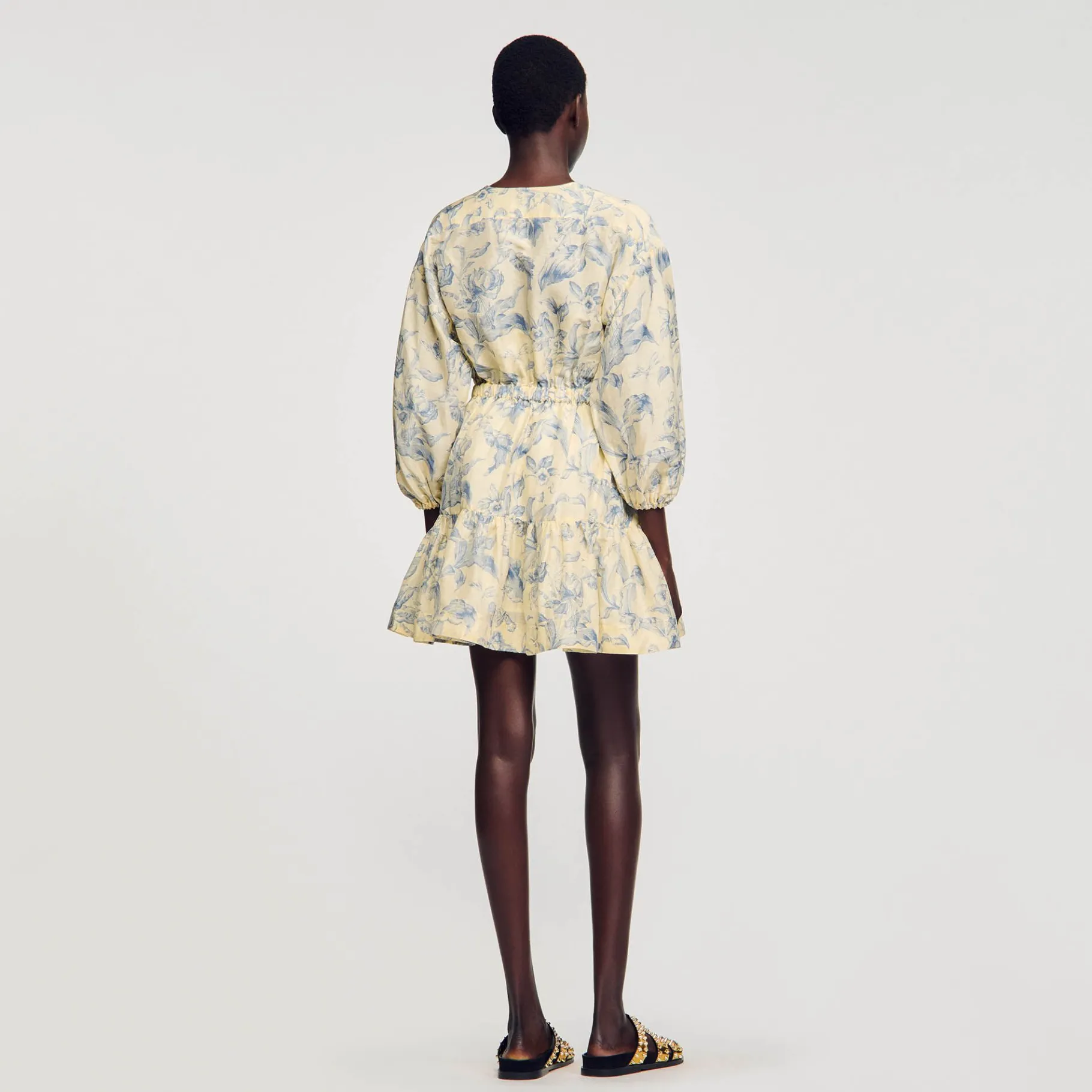 Sandro Paris Vestidos-Vestido Estampado De Flores