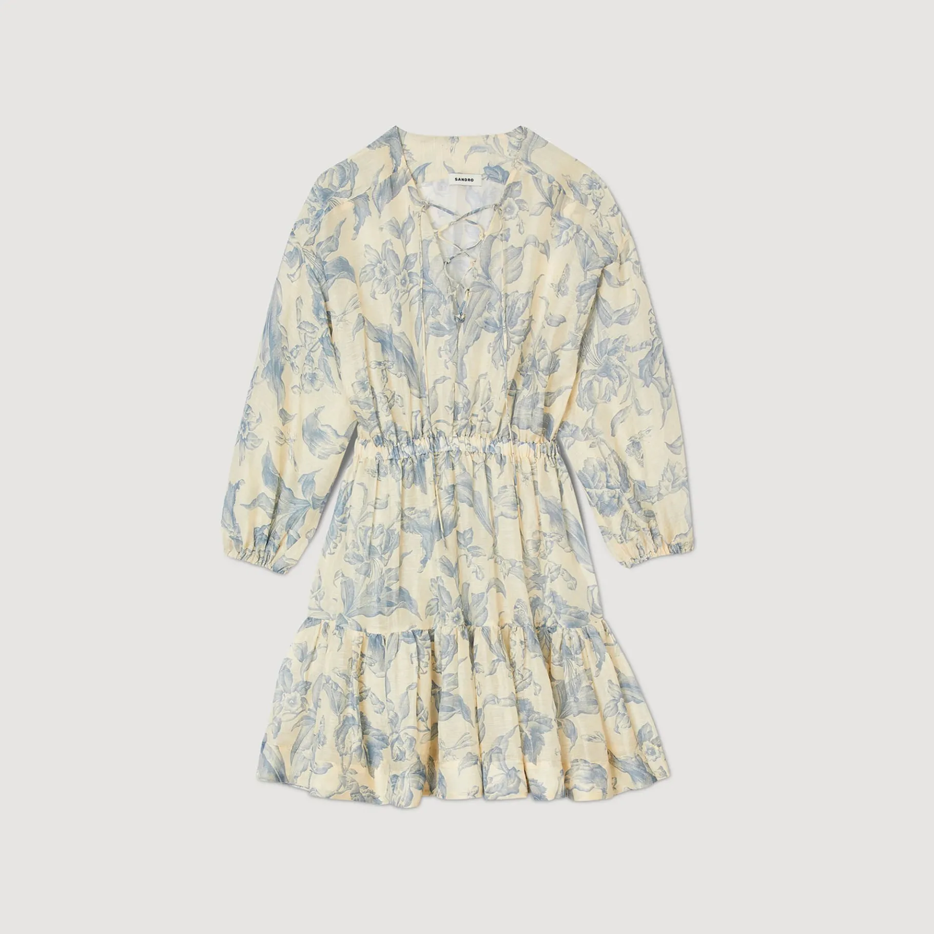 Sandro Paris Vestidos-Vestido Estampado De Flores