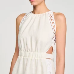 Sandro Paris Vestidos-Vestido Longo De Linho