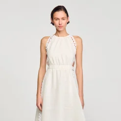 Sandro Paris Vestidos-Vestido Longo De Linho