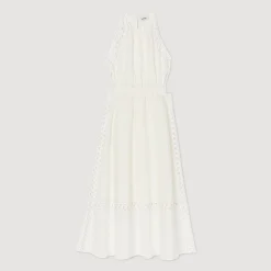 Sandro Paris Vestidos-Vestido Longo De Linho