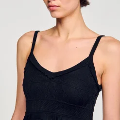 Sandro Paris Vestidos-Vestido Longo De Malha