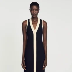 Sandro Paris Vestidos-Vestido Longo De Malha