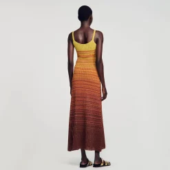 Sandro Paris Vestidos-Vestido Longo De Malha